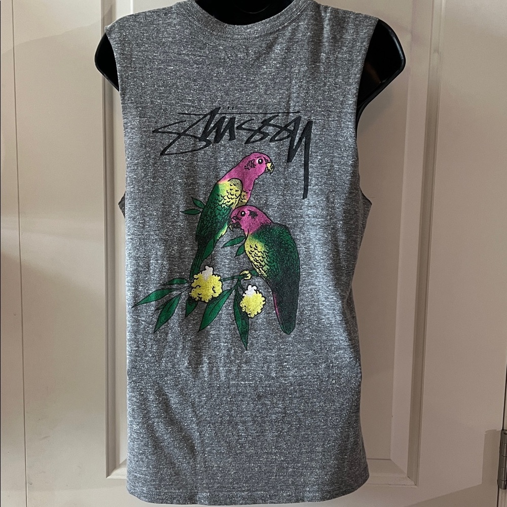 Stussy Parrot Graphic Muscle Tank